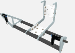 Hillaero AERONOX FAA certified mountable bracket for Air Ambulance Airmed Helicopter or Fixed Wing Aircraft ISO1
